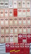 Quantity (40) of London General/London Transport POCKET BUS MAPS dated from April 1924 - Dec 1978.