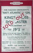 1950 British Railways (Eastern Region) double-royal letterpress POSTER 'Ivatt Atlantic Special'