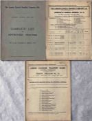 1929 London General Omnibus Co official BOOKLET 'Complete List of Approved Routes' (London Traffic