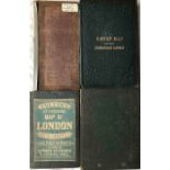 Selection (4) of 19th-century London MAPS comprising 1833 James Wyld's Map of the Vicinity of London