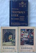 LCC Tramways GUIDEBOOKS comprising 1911 'Official Tramways Guide (186pp + fold-out map) plus 2