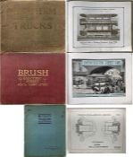 Selection (3) of TRAMWAY MATERIAL comprising c1910 MANUFACTURERS' ILLUSTRATED BROCHURES inside