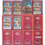 Selection (12) of Midland Red 1930s-50s TIMETABLE BOOKLETS comprising 6 x pre-War type with