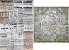 Bundle of Birmingham, Bradford & Manchester TRAMWAY etc EPHEMERA incl. 14 x 1920s Birmingham