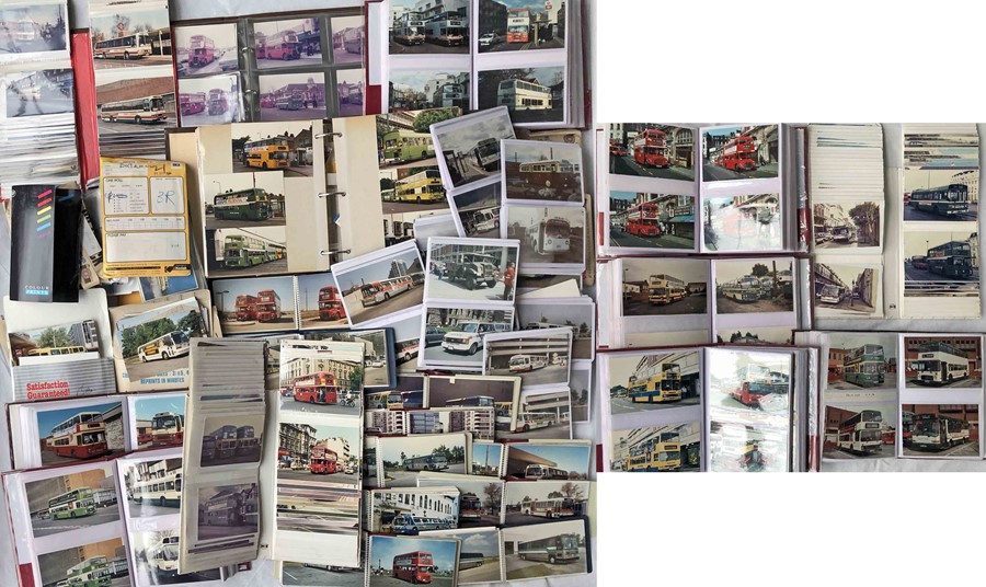 Very large quantity [approx 2,500] of mainly 1970s-90s 6x4 COLOUR PHOTOGRAPHS & NEGATIVES of UK (