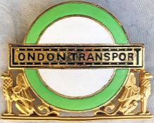 1960s London Transport Country Area Divisional Mechanical Inspector's CAP BADGE issued to the senior