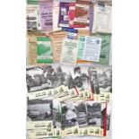 Quantity (47) of 1940s-80s East Kent and Maidstone & District TIMETABLE LEAFLETS plus a quantity (