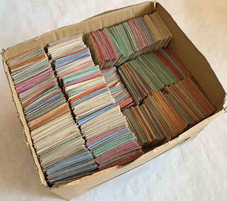 Massive quantity (approx 19,000) of 1940s London Transport Trams & Trolleybuses PUNCH TICKETS.