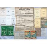 Quantity (18) of 1948-60 (mostly 1950s) TIMETABLE BOOKLETS & LEAFLETS for Southend Corporation, City