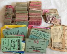 Large quantity (approx 500) of 1950s onwards British Railways TICKETS including c250 Edmondson