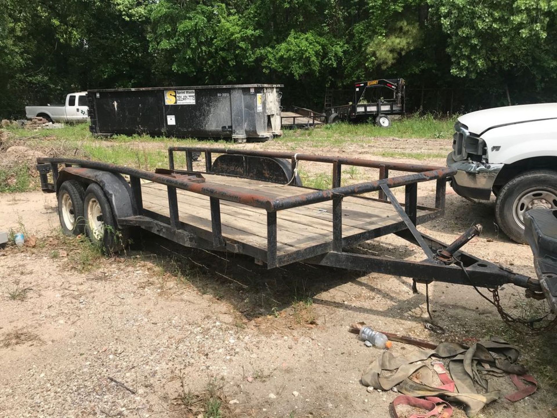 7'W x 16'L T/A Utility Trailer w/ Loading Ramps, 4500 GVWR, Bumper Pull Hitch - Image 4 of 5