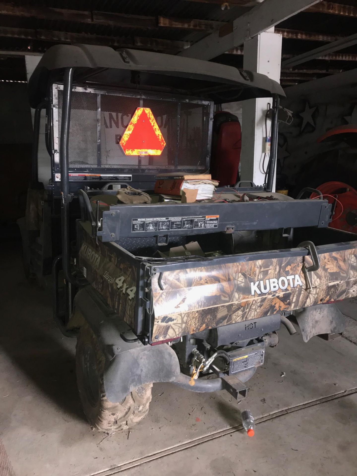 2014 Kubota RTV1140CPX-H, RealTree AP Camoflauge, 4-Seats, 3 Cyl Inline 4-Stroke Diesel Eng, 24. - Image 4 of 6