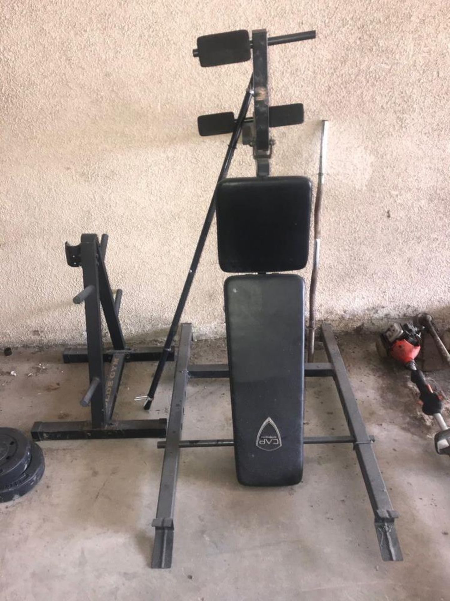Bowflex PR1000 Workout Machine, Weight Bench, Weight Rack, (6) Misc Weights - Image 2 of 2