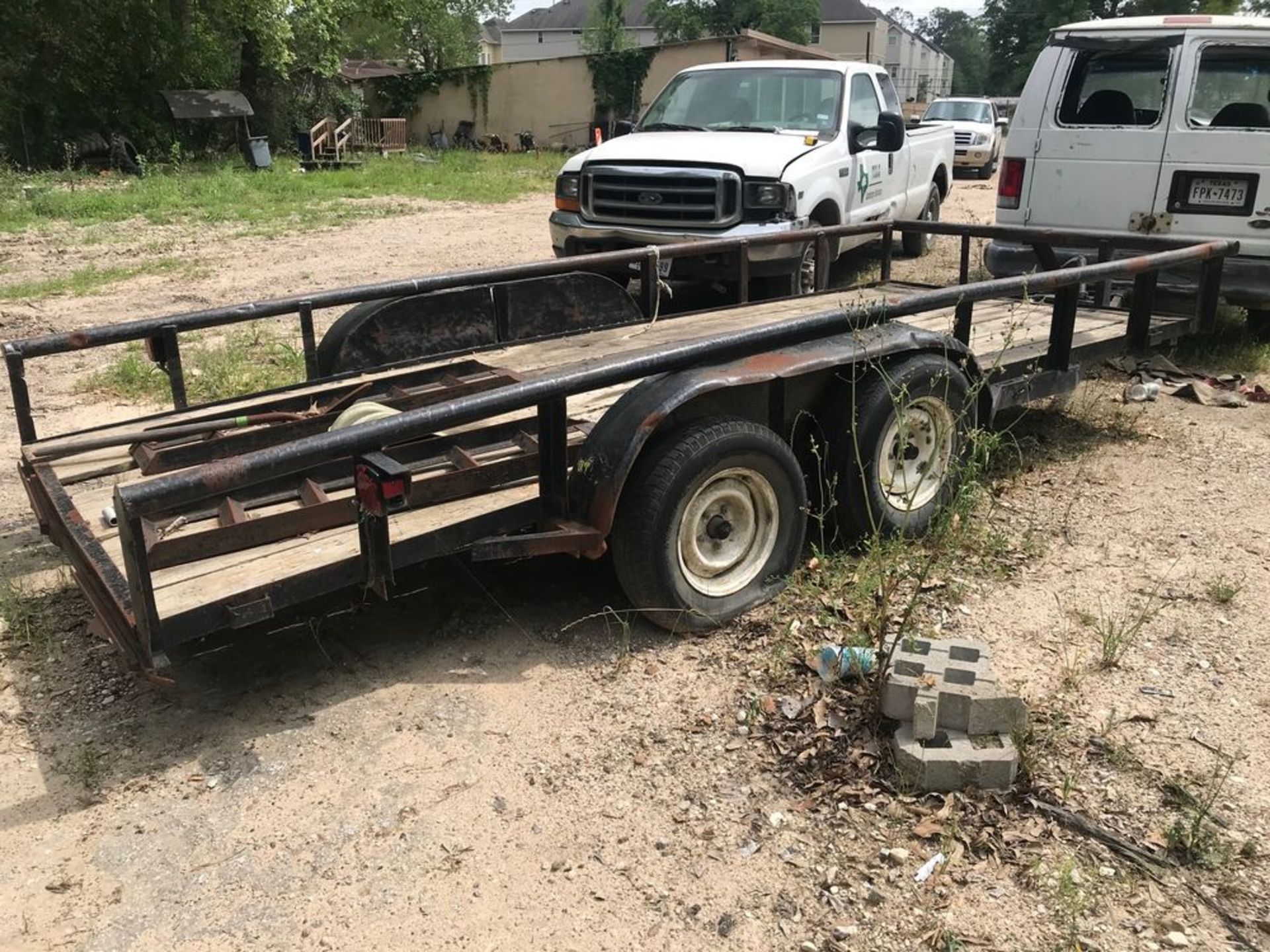 7'W x 16'L T/A Utility Trailer w/ Loading Ramps, 4500 GVWR, Bumper Pull Hitch - Image 3 of 5