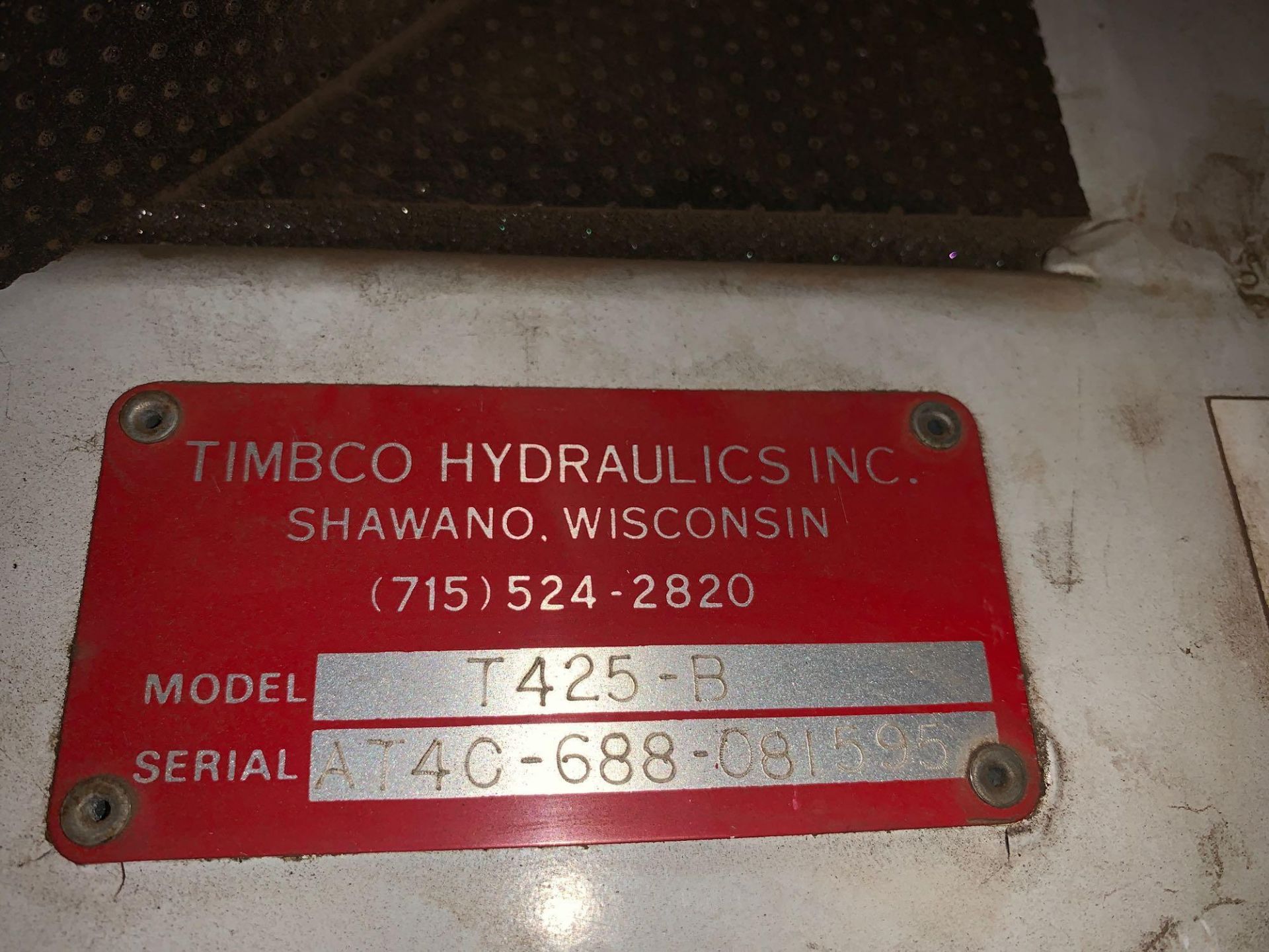 Timbco Hydraulics - Tracked Feller Hydro Buncher, Model T425-B, S/N AT4C-688-081595, 7596 HRS - Image 26 of 33