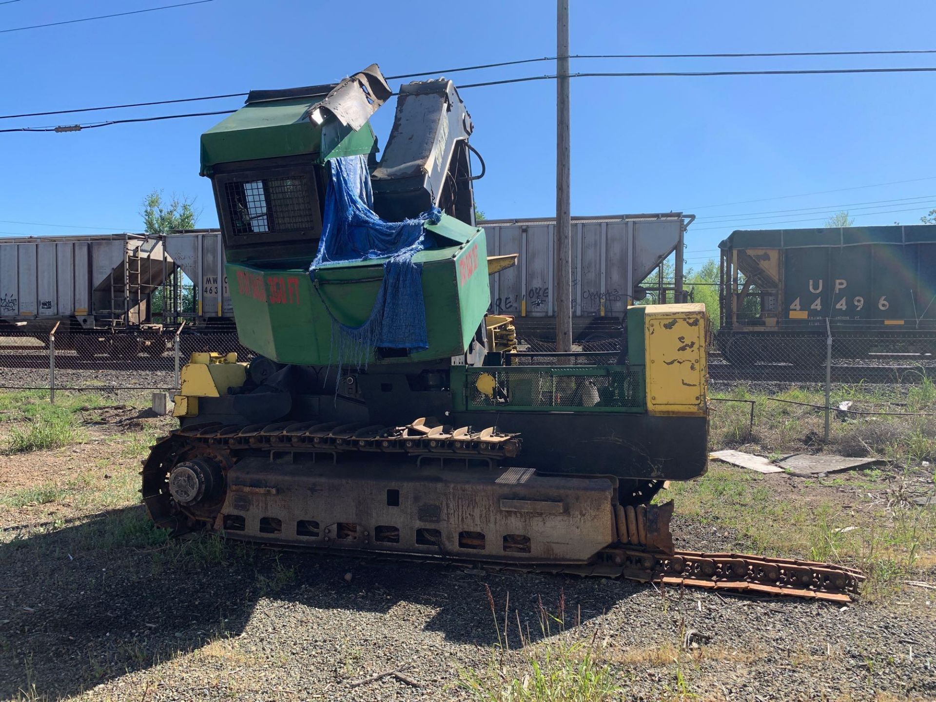 John Deere Tracked Cutter Excavator, NON OP - Image 3 of 15