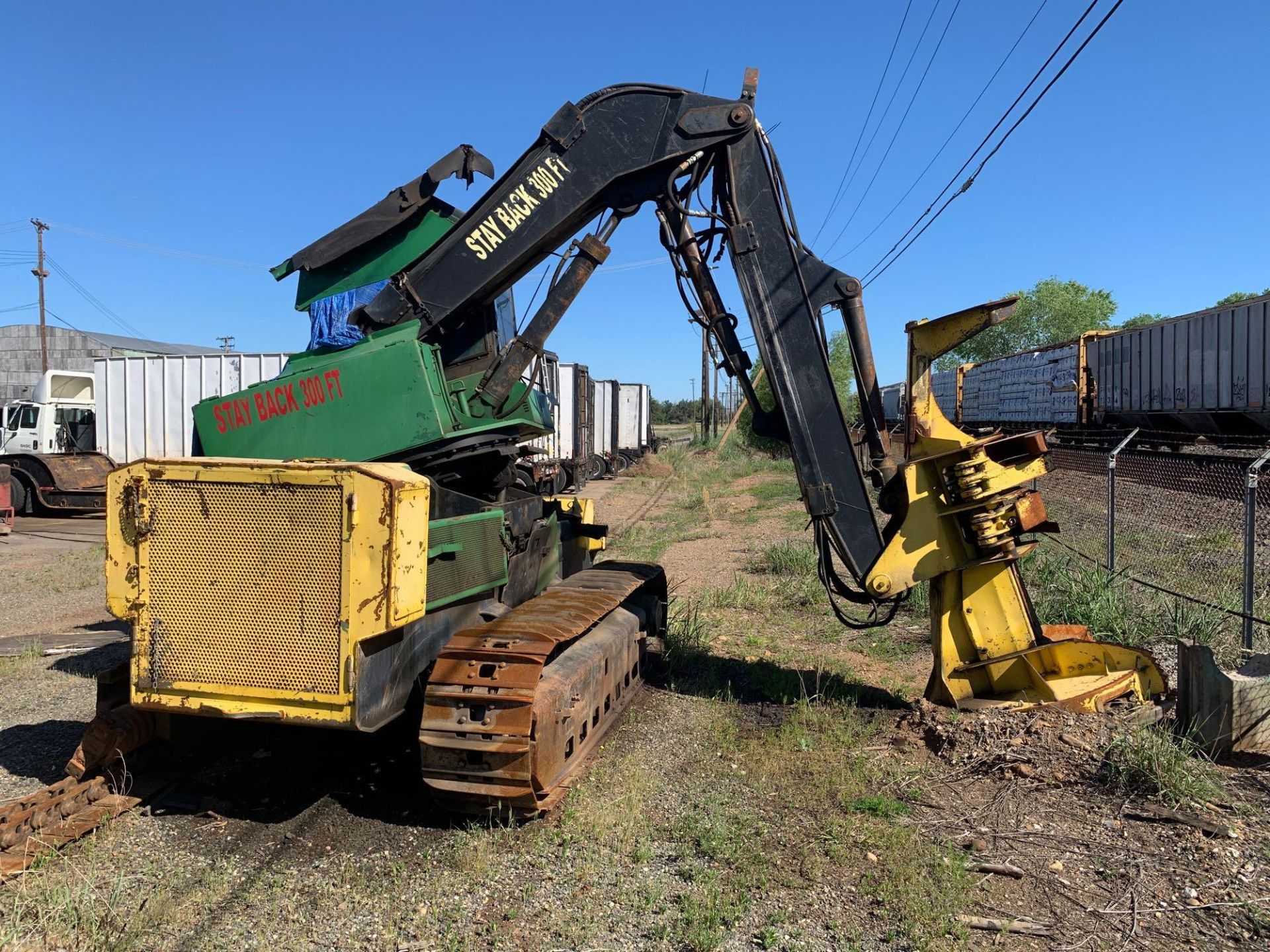 John Deere Tracked Cutter Excavator, NON OP - Image 2 of 15