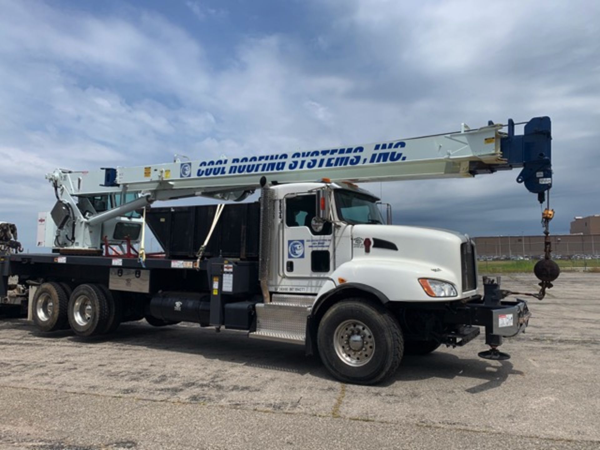 Manitex 30112S Boom Truck Crane, mounted on 2015 Kenworth T470 Tractor