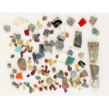 Assorted rough natural gem fragments, to include approx. 246 carats of sapphires, approx. 34