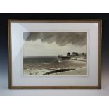 Vivien Pitchforth R.A., A.R.W.S. (1895-1982), Watercolour on paper, Harbour scene, Signed lower