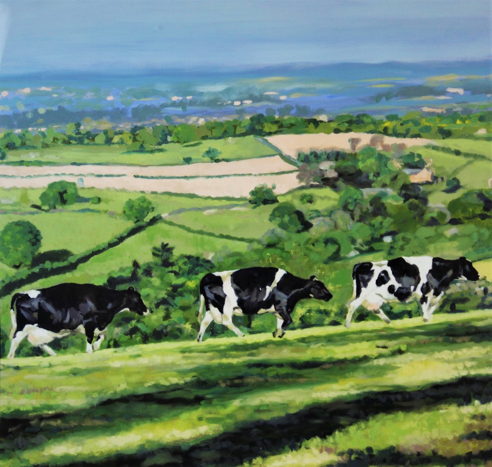 Jennifer Brereton (Contemporary British), Limited Edition print on paper, 'Brown Cow', Signed - Bild 4 aus 6