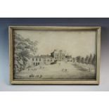 ARCHITECTURAL INTEREST: In the manner of Robert Noyes (English school, 19th century), Pencil drawing