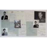 MILITARY INTEREST: A collection of autographs by recipients of the Victoria Cross, to include