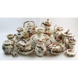 A collection of Masons ironstone 'Mandarin' wares to include, a coffee pot, various ginger jars,