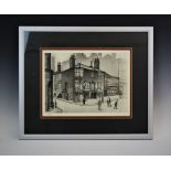 Laurence Stephen Lowry RBA RA (1887-1976), Signed artist's proof on paper, 'Great Ancoats Street',