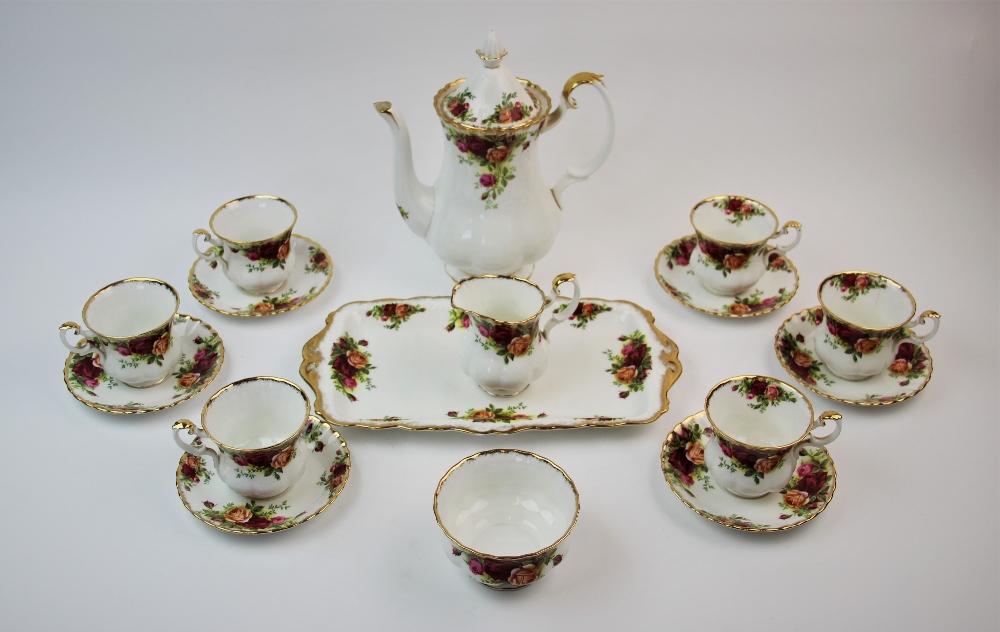 A Royal Albert Old Country Roses six place tea service, comprising; six tea cups, six saucers, a - Image 2 of 2