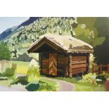 Bob Matthews (Modern British), Limited Edition print on paper, 'Cabin', Numbered 12 of 55, titled,