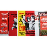 A collection of nine British quad film posters, most dating from the 1970s, comprising: THE