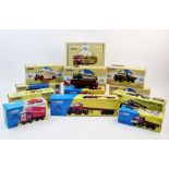 Twelve Corgi Classic die cast models, HGV and public transport to include Scammell Scarab delivery