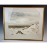 Vivien Pitchforth R.A., A.R.W.S. (1895-1982), Watercolour on paper, 'Sand Dunes At Southport',