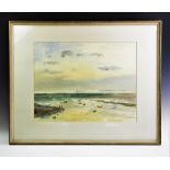 Vivien Pitchforth R.A., A.R.W.S. (1895-1982), Watercolour on paper, Harbour scene, Signed lower