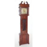 A reproduction mahogany cased longcase clock by E J Goodfellow, Wadebridge, 20th century, with a