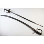A George III 1796 pattern British light cavalry trooper's sabre by Durs Egg, early 19th century, the