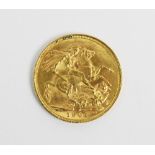 A Victorian gold sovereign dated 1901, 8gms