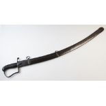 A George III 1796 pattern British light cavalry trooper's sabre by Wolley & Sargant, early 19th