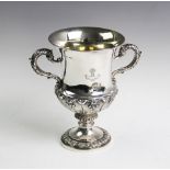 A George IV silver two handled trophy Edward, Edward junior, John & William Barnard, London 1829, of