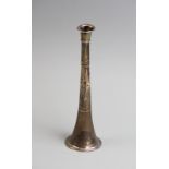 A Victorian silver novelty table lighter in the form of a hunting horn, Horton & Allday,