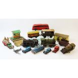 A collection of tin plate and diecast vehicles, early 20th century and later, to include clockwork