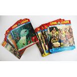 A large collection of the 1960's comic 'Look and Learn' (Fleetway Publications Ltd), to include '