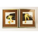 Bob Sanders (modern American), Limited edition prints on paper, 'Girl On Settee Study I', Signed