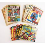 A large selection of UK Marvel (Marvel Comics Ltd) Spider-Man comics, to include 'Spider-Man,