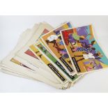 A set of six Cadbury's 1950s educational lithographic posters entitled 'The story of Kofi',
