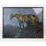 J M Emms, Watercolour on paper, Study of a horse, Signed lower right and dated '1896', 54.5cm x