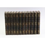 DECORATIVE BINDINGS: SCOTT (SIR WALTER), SCOTT'S WORKS, 12 vols, full blue leather, gilt and
