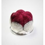 A Victorian silver pin cushion by Horace Woodward & Co, London 1888