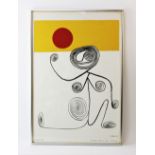 After Alexander Calder (1898?1976), Print on paper, 'Gouache 1944', 65.5cm x 45cm, Framed and glazed